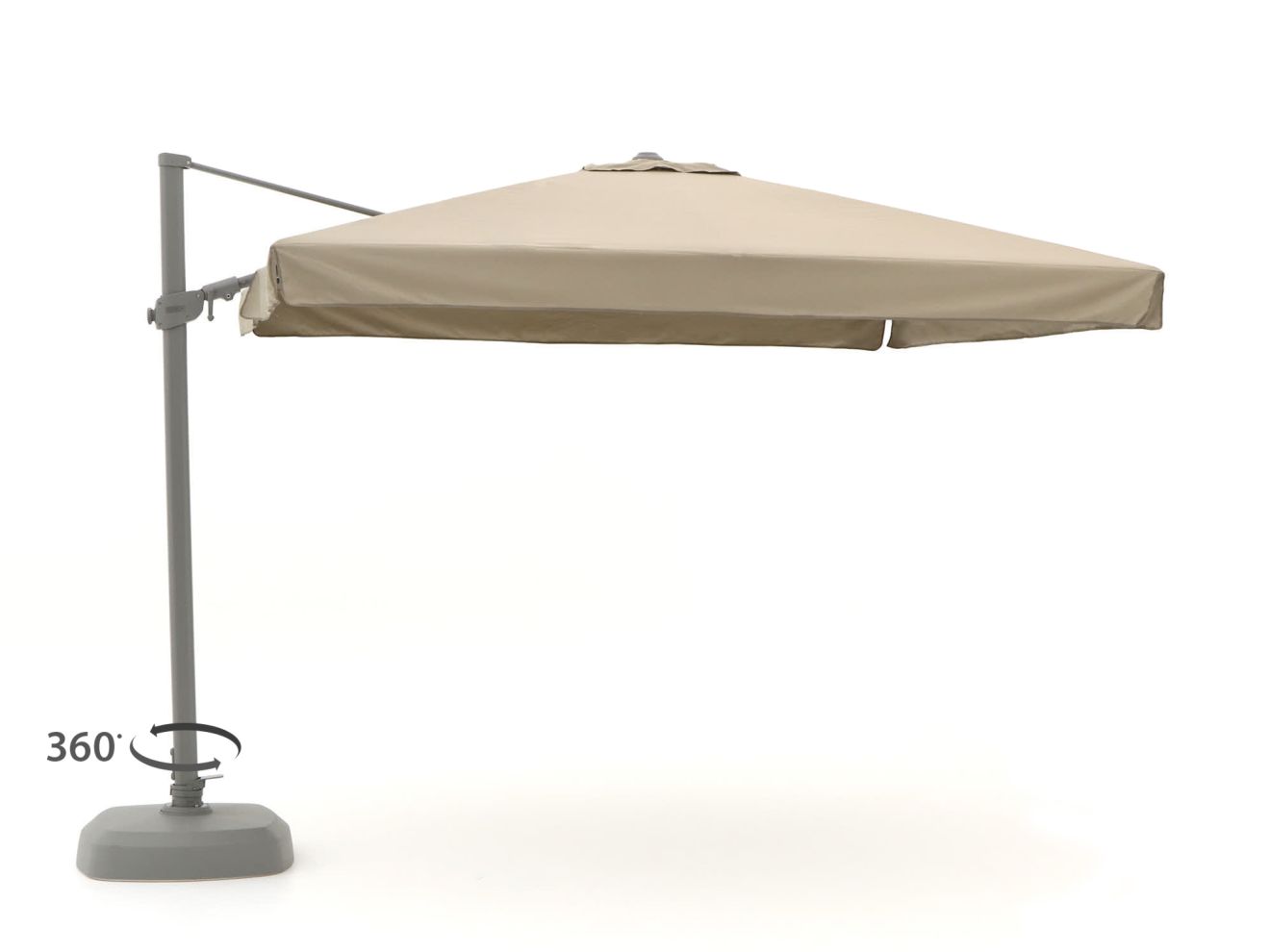 Shadowline Miami Ampelschirm 300x300 cm Taupe  Rabatt: 20 %