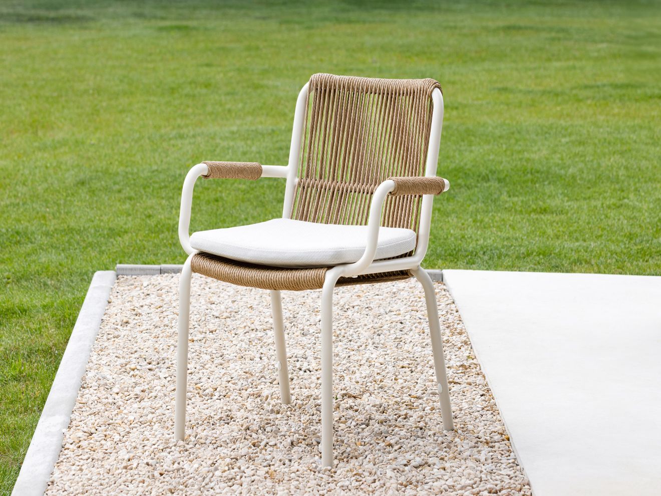 Bellagio Caronia/Furato ellips 240 cm Gartenmöbel-Set 7-teilig stapelbar Weiß  Rabatt: 19 %