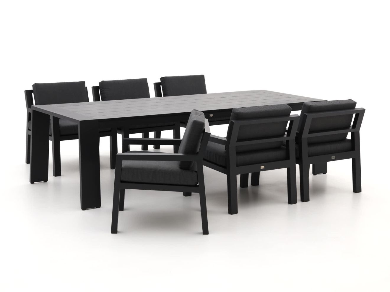 Bellagio Vinadio 255 cm Low Gartenmöbel-Set 7-teilig Grau  Rabatt: 35 %