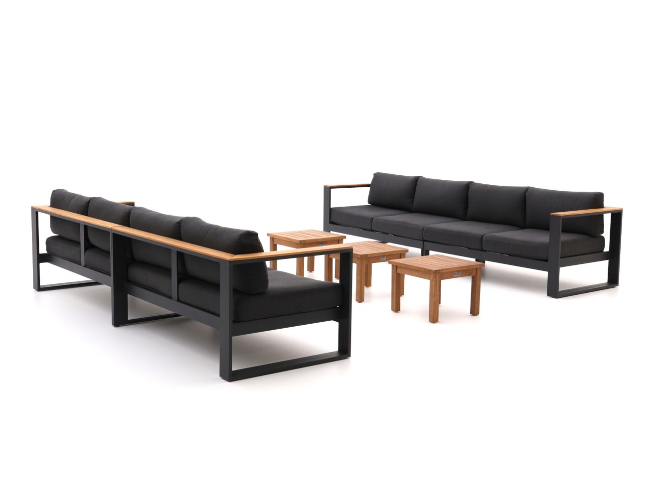 Bellagio Sorani/Wales Sofa Lounge-Set 7-Teilig Blau 308x84cm Rabatt: 20 %