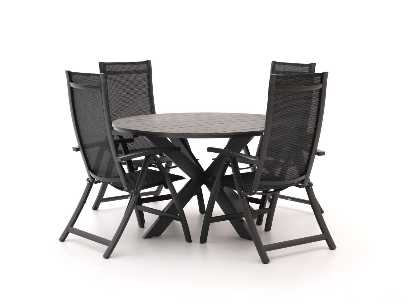 Bellagio Trappeto/Fidenza ø126cm Gartenmöbel-Set 5-teilig