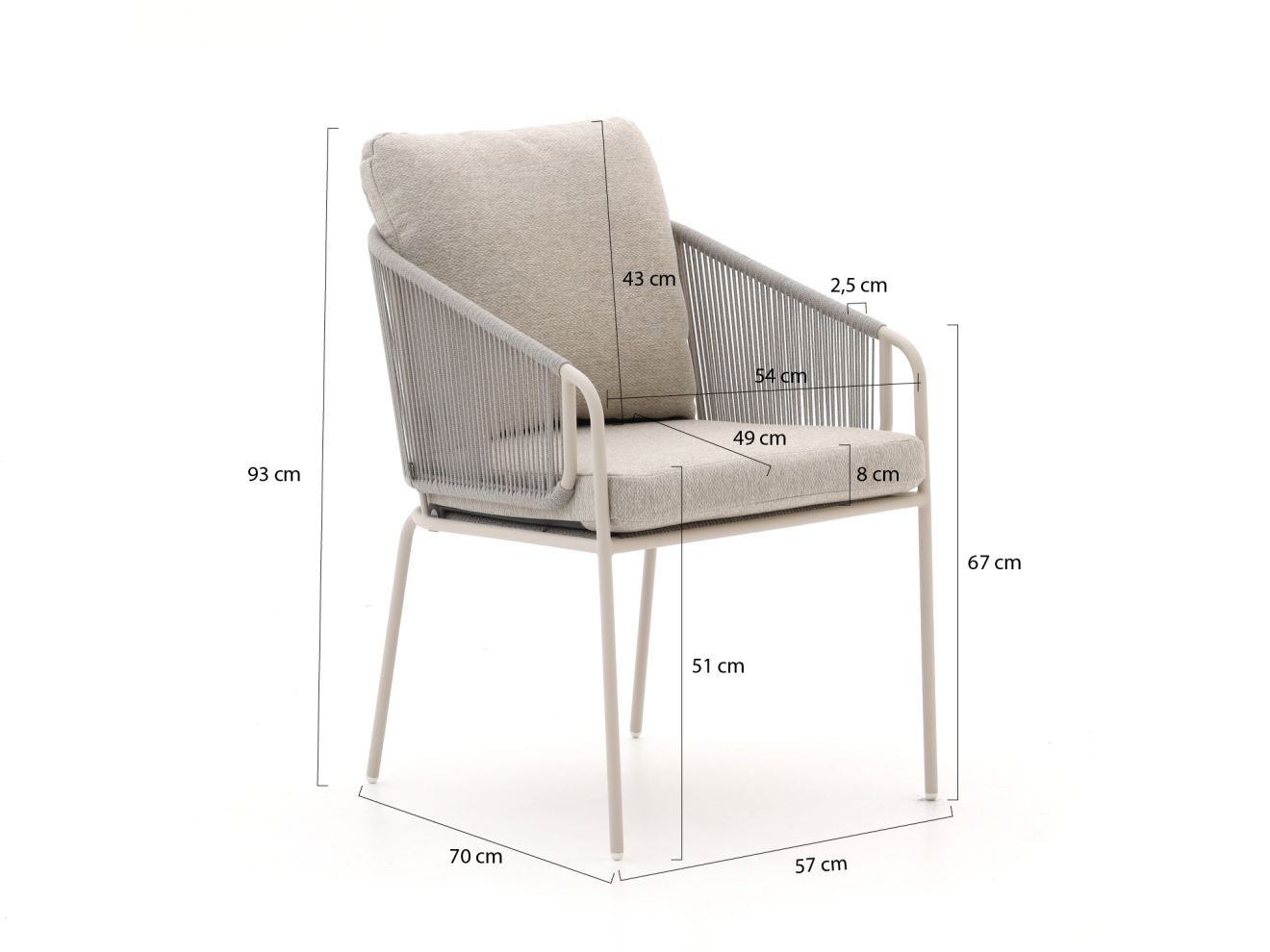 SUNS Revello/Stockholm 280 cm Gartenmöbel-Set 9-teilig günstig online kaufen