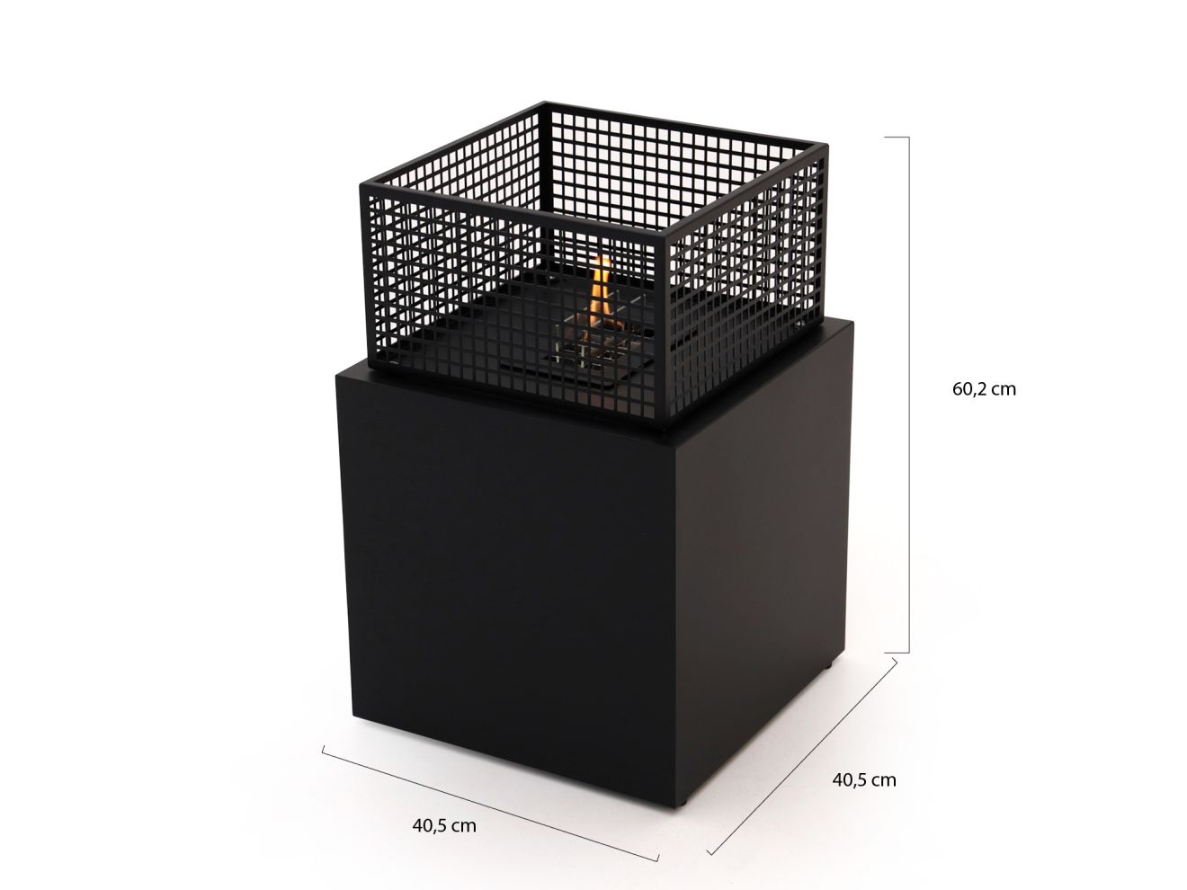 Tenderflame Agni 40 Kamin 40,5x40,5x60,2 cm Schwarz Tenderflame Agni 40 Kamin 40,5x40,5x60,2 cm Schwarz