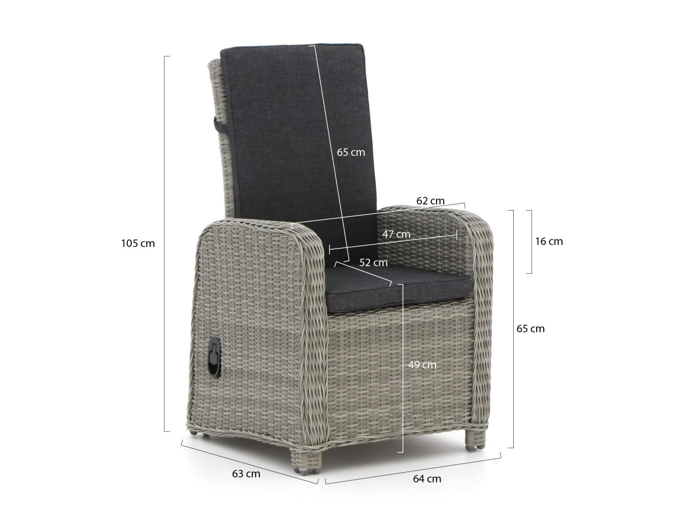 Intenso Umbria/ROUGH-X 180 cm Gartenmöbel-Set 5-teilig verstellbar günstig online kaufen