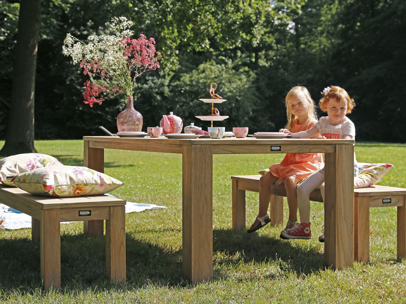 ROUGH-X 240 cm Picknick Sitzgruppe 3-tei... ROUGH-X 240 cm Picknick Sitzgruppe 3-tei...