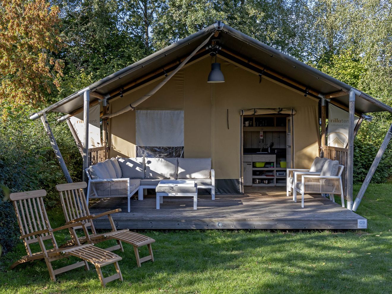 Sunyard Country Deckchair Braun  Rabatt: 22 %