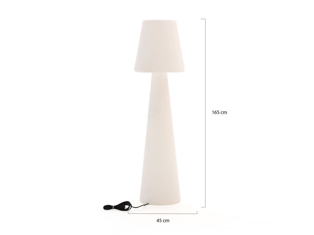 New Garden Lola LED-Stehlampe für draußen mit Kabel ø 45 cm (h: 165 cm) günstig online kaufen