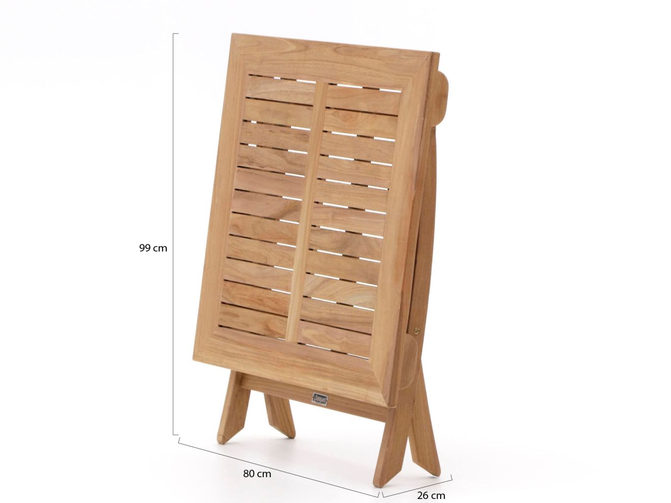 Sunyard Preston Klapptisch 80x80x75cm Br...