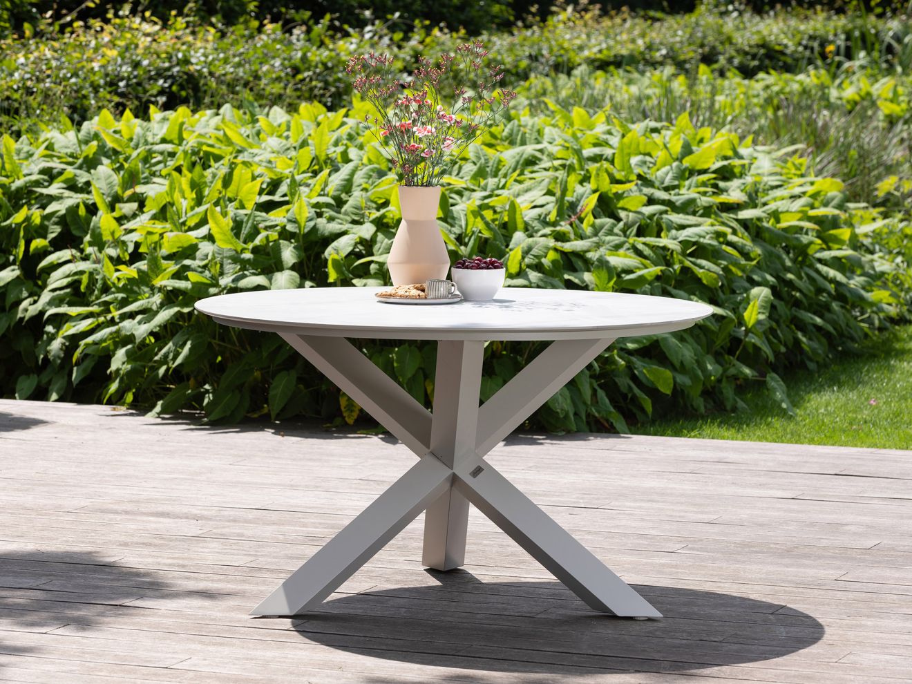 Bellagio Lodola Gartentisch ø 130cm Taupe 130cm Rabatt: 20 %