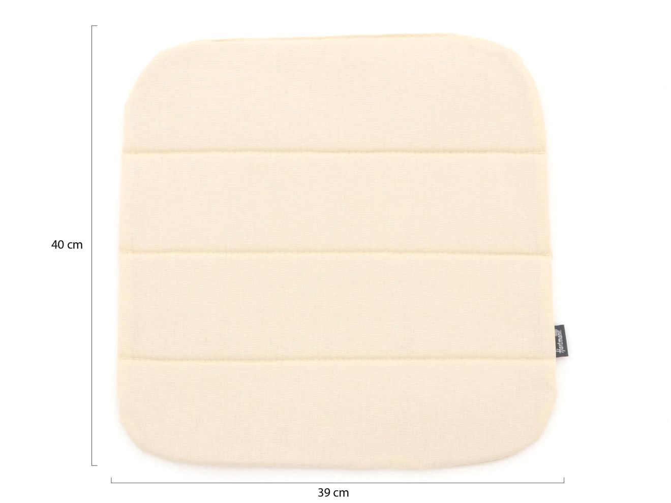 Sitzkissen für Hartman Sophie Gartenstuhl Weiß 40x39cm Sitzkissen für Hartman Sophie Gartenstuhl Weiß 40x39cm