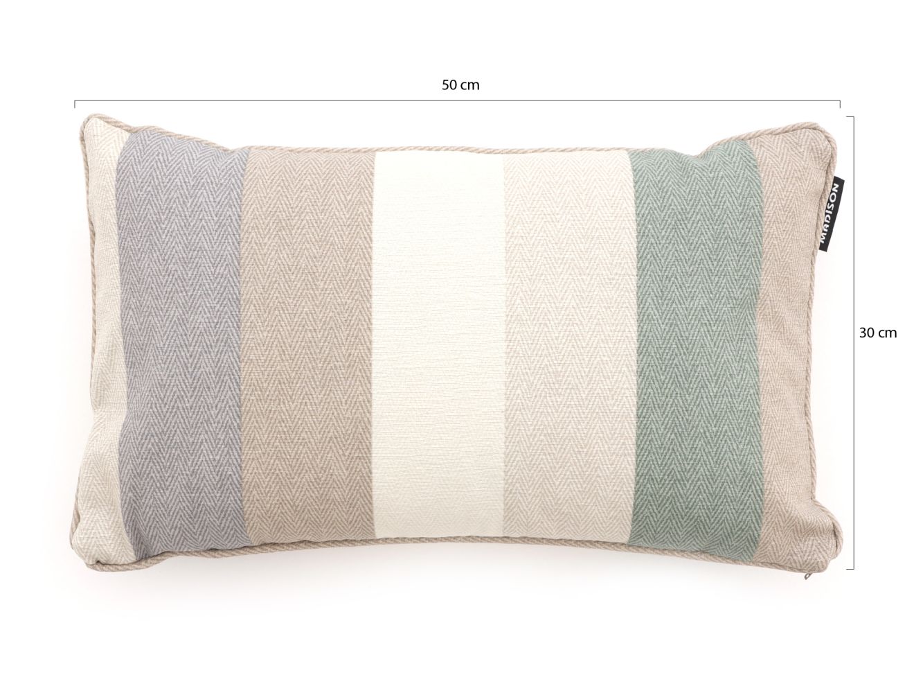 Madison Lendekissen 50x30 cm Taupe 50x30cm