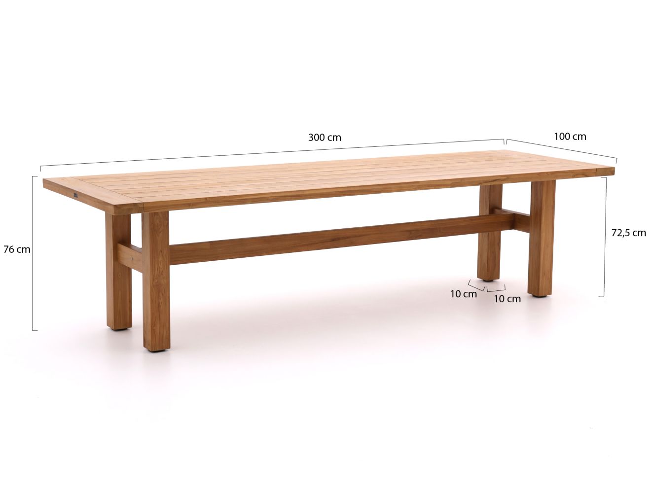 Hartman Sophie Yasmani Gartentisch 300x100x76 cm günstig online kaufen