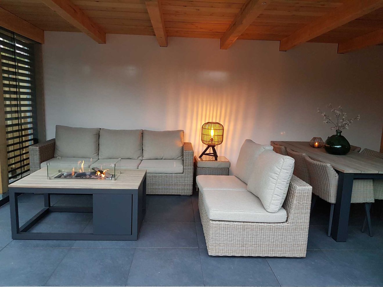 Intenso Carpino Gartensofa 3-Sitzer 230 cm Taupe 230x90cm Rabatt: 31 %