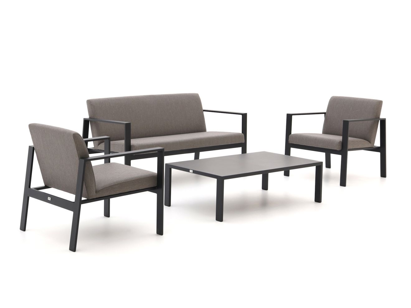Il Tempo Turate Sessel-Sofa Lounge-Set 4-teilig Grau 0x0cm Rabatt: 52 %