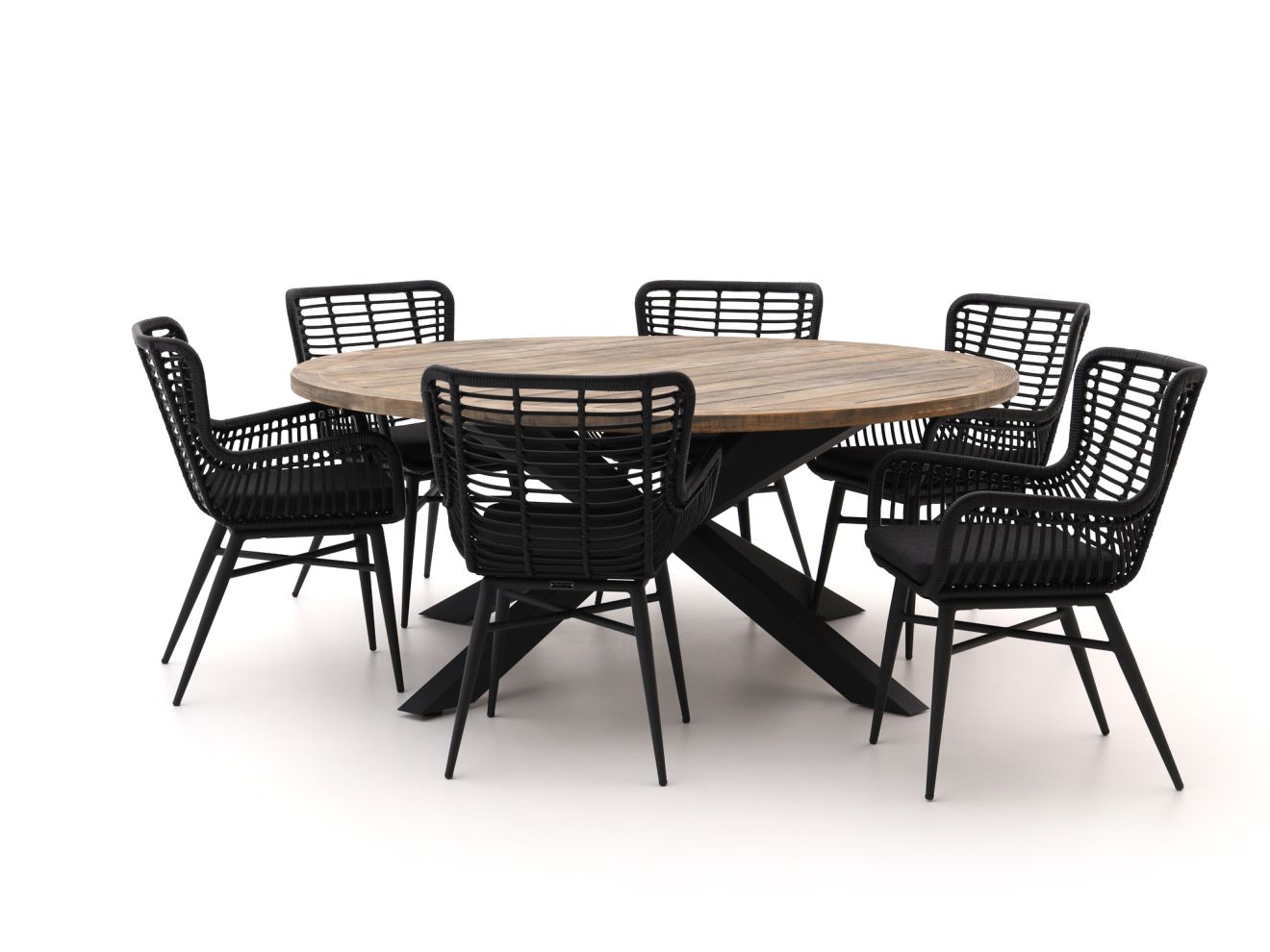 Intenso Asti/Rough-Y Ø 180 cm Gartenmö...