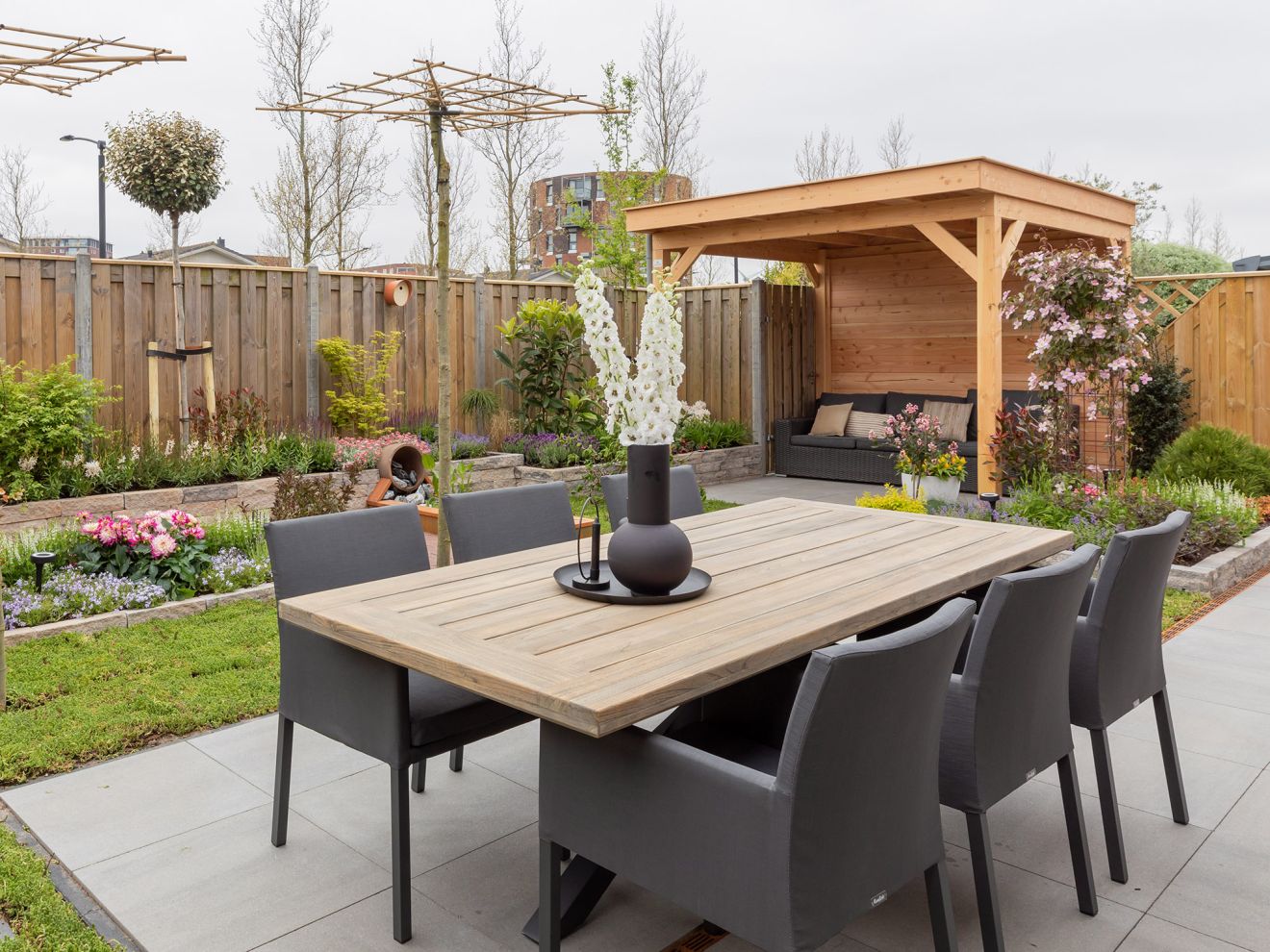 Intenso Asti/Montorio 160 cm Gartenmöbel-Set 5-teilig Braun  Rabatt: 27 %