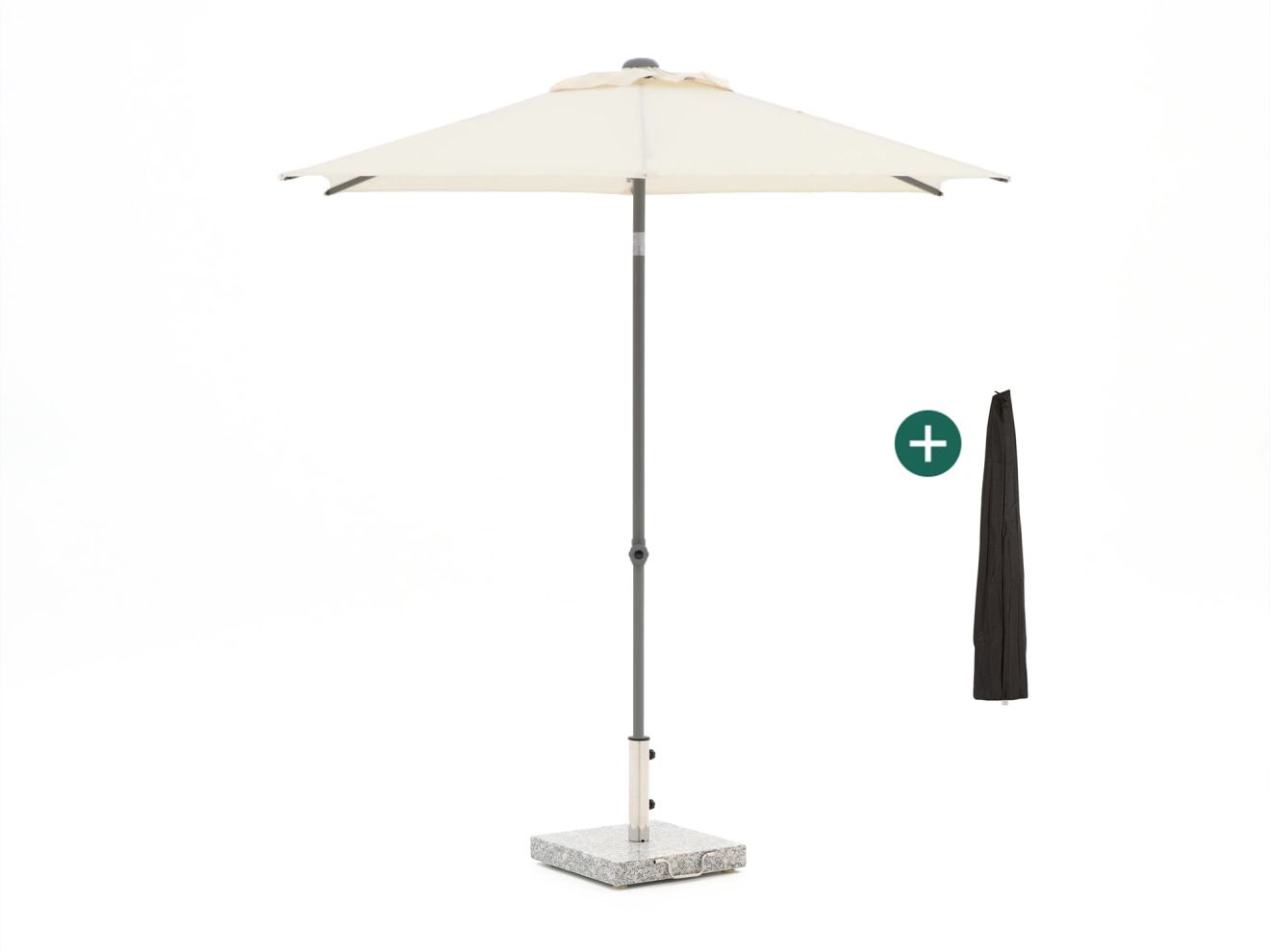 Shadowline Push-up Sonnenschirm 210x150 cm günstig online kaufen