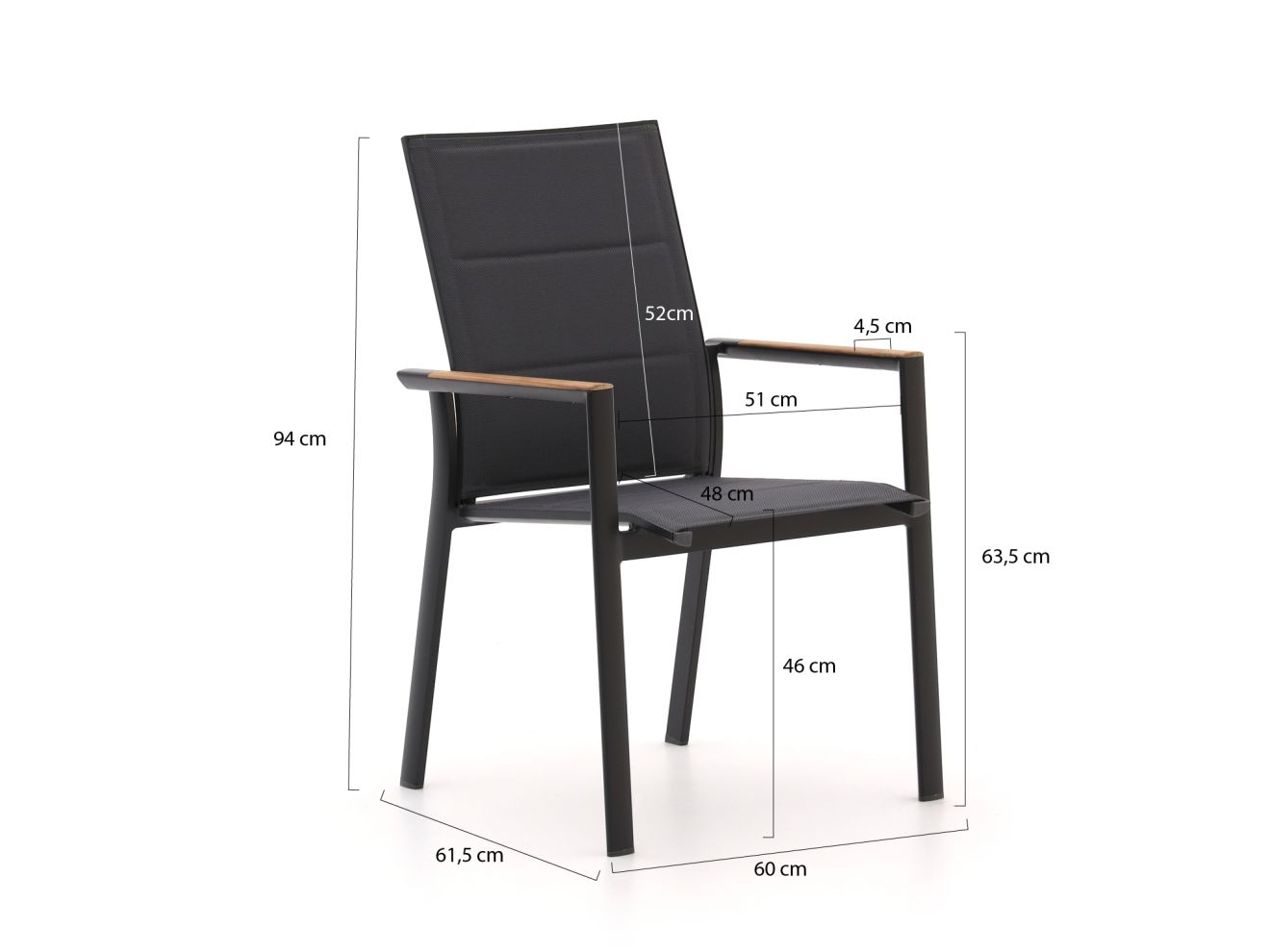 Bellagio Albinea/Sestino 220 cm Gartenmöbel-Set 7-Teilig Stapelbar günstig online kaufen