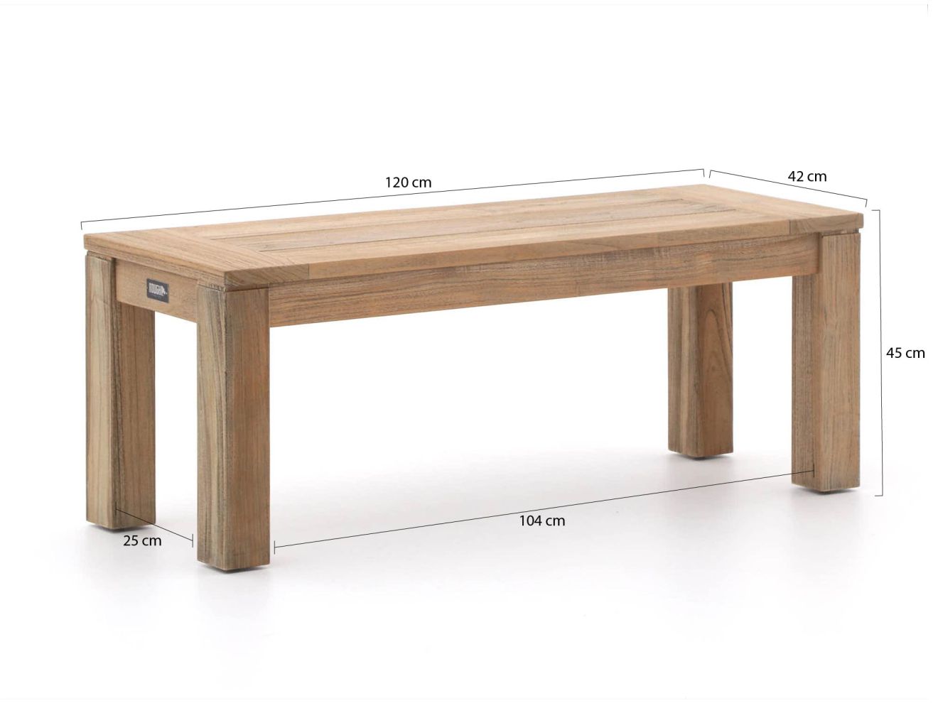 ROUGH-X 170x170 cm Picknick Sitzgruppe 5-teilig günstig online kaufen