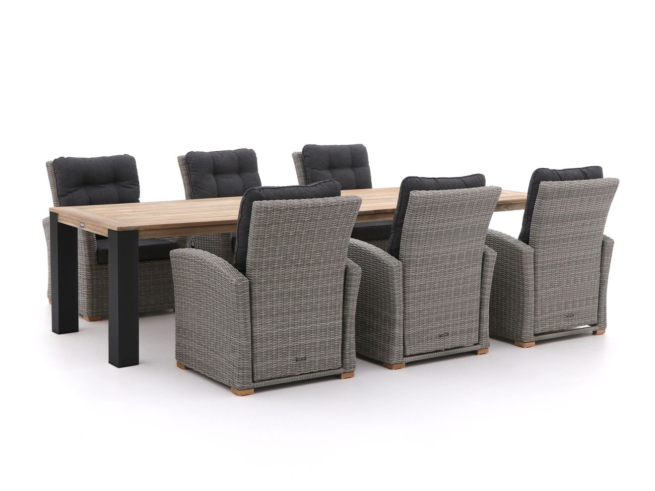 Intenso Mazzano/ROUGH-X 320 cm lounge-Gartenmöbel-Set 7-Teilig verstelbaar günstig online kaufen