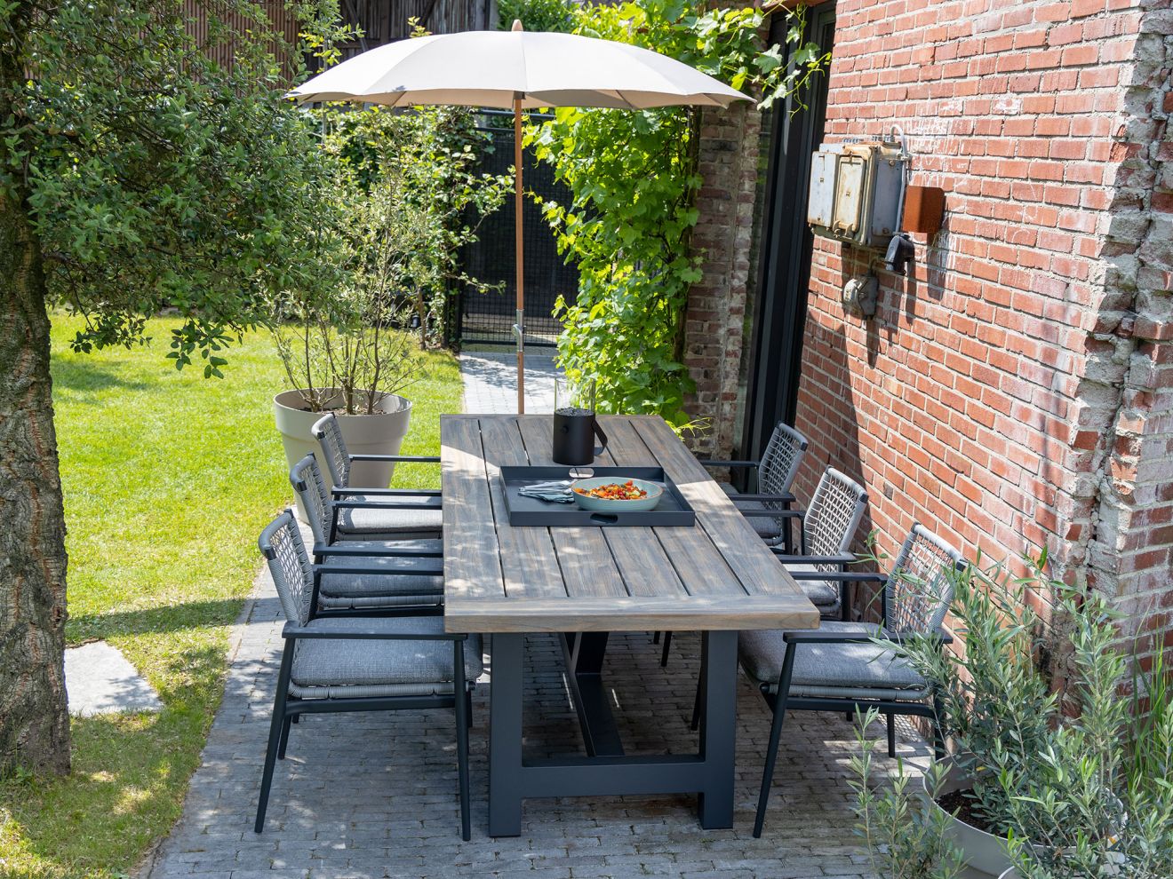 Bellagio Bresimo Gartentisch 260x100 cm ...