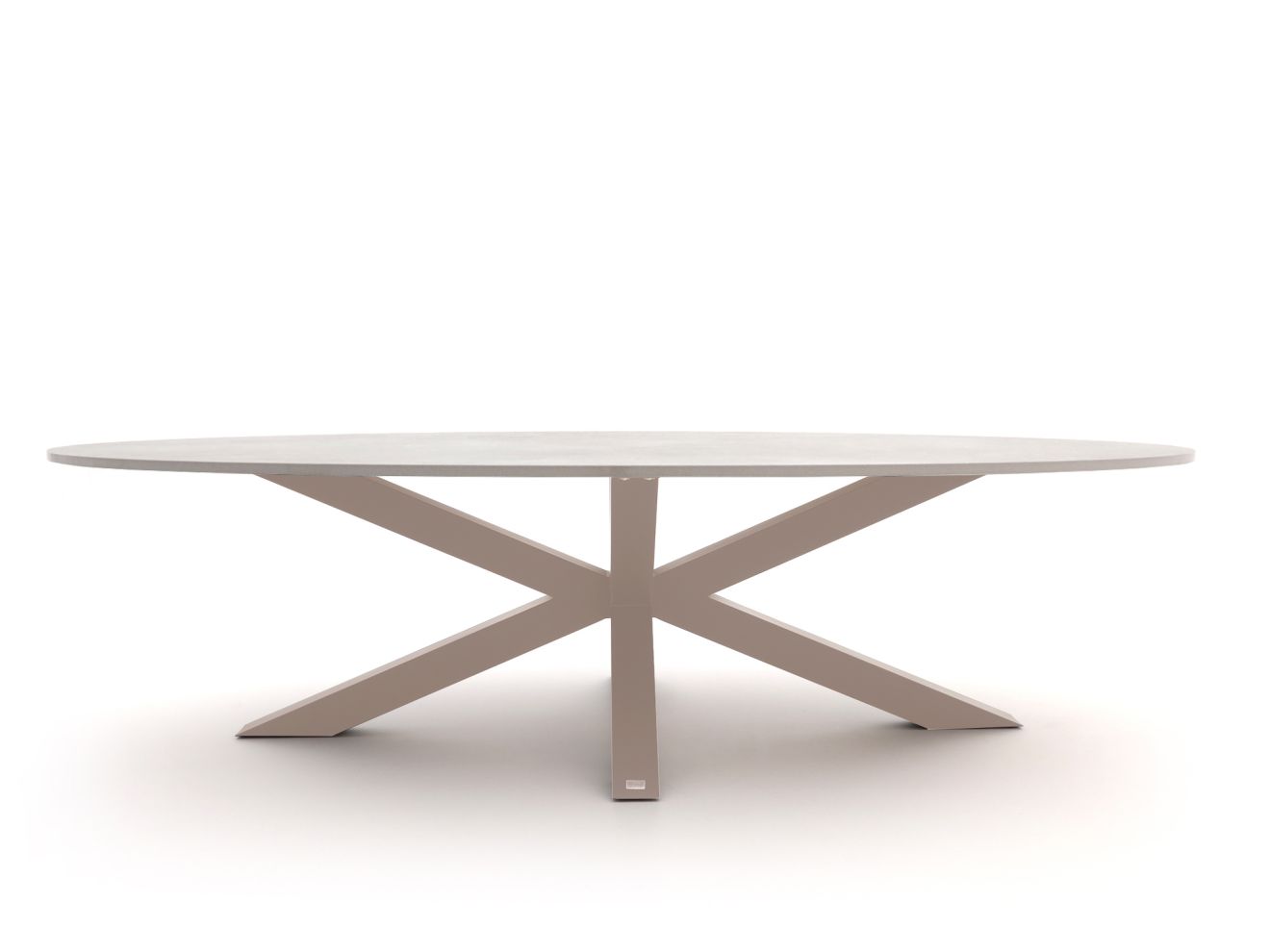 Bellagio Induno Ellips Low Dining Gartentisch 240x120 cm Taupe  Rabatt: 19 %