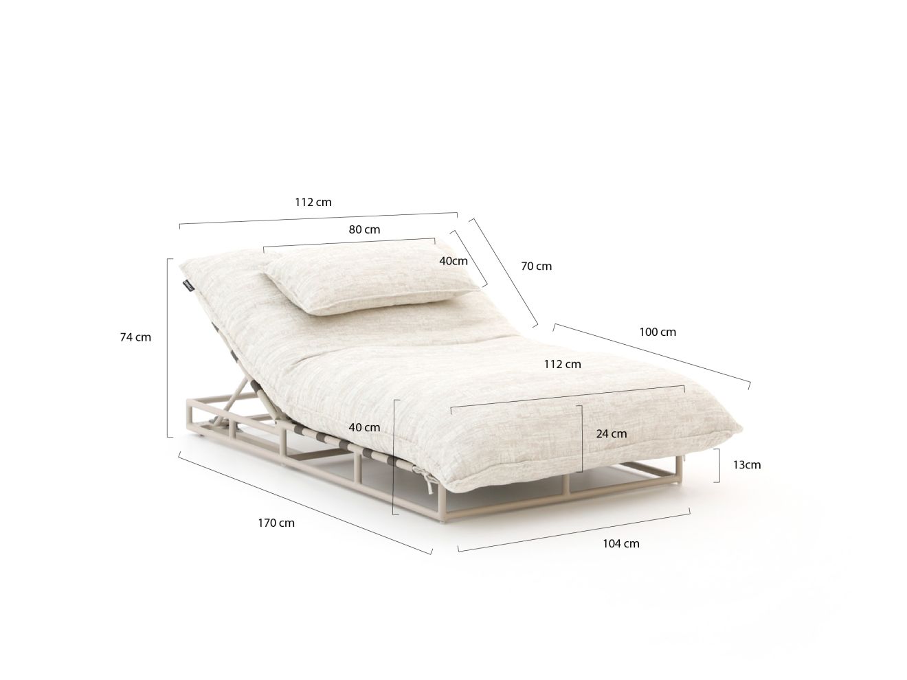 Zavelli Sole Gartenliege günstig online kaufen