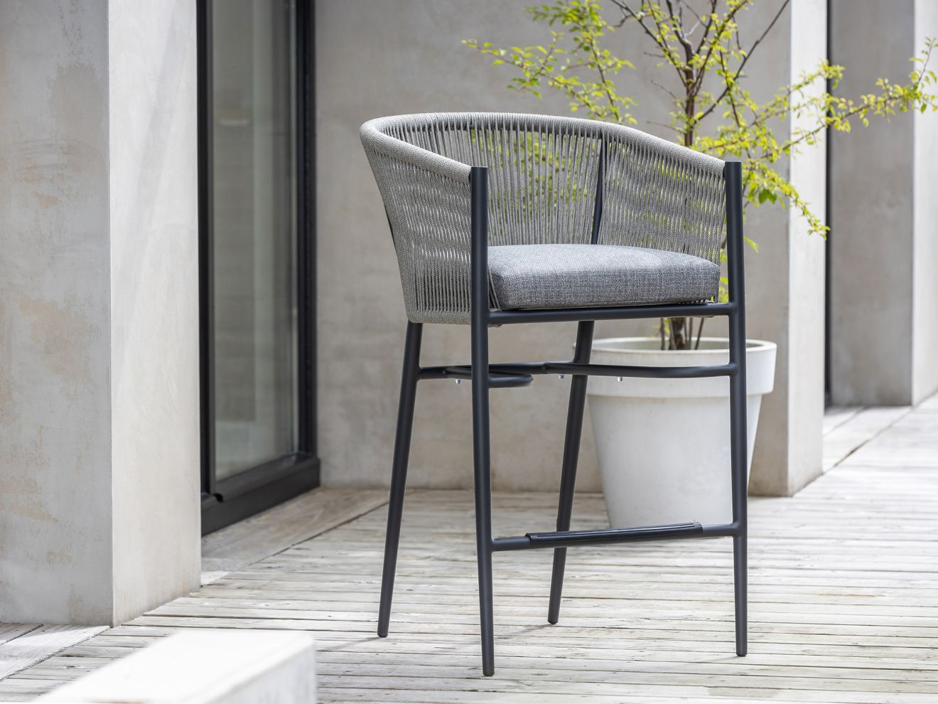 Bellagio Mineo/ROUGH-Y Ellips 240 cm Gartenbar-Set 7-teilig Grau  Rabatt: 23 %