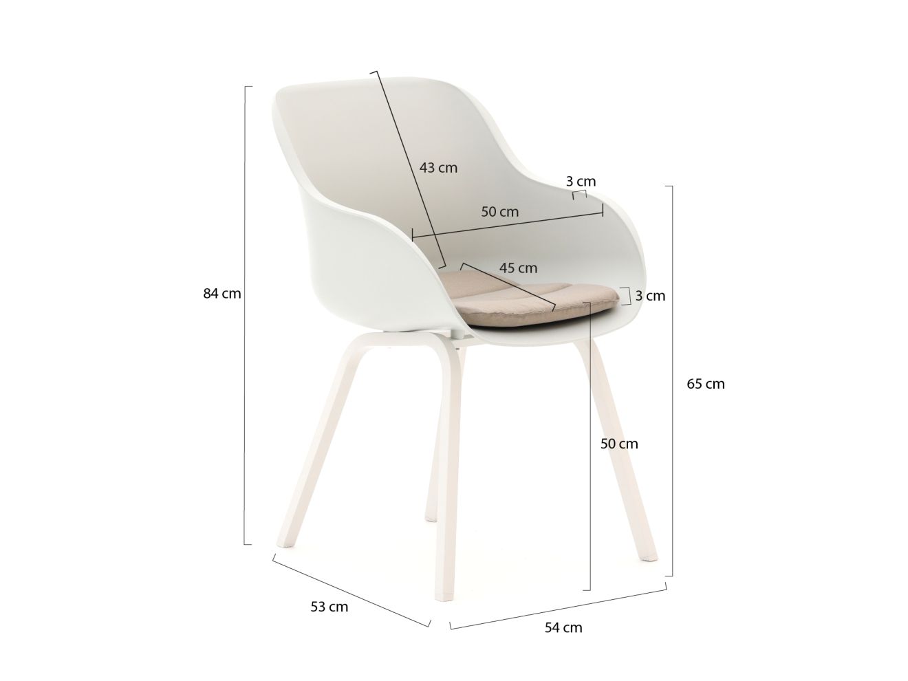 Hartman Le Soleil Element/Stephanie 200 cm Gartenmöbel-Set 5-teilig günstig online kaufen