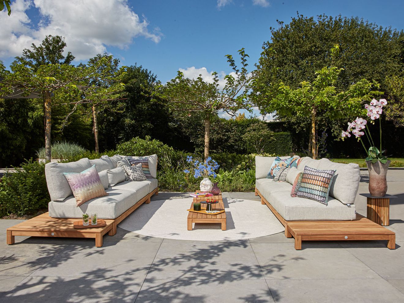 SUNS Portofino Lounge-Set 8-teilig Grau 0x0cm