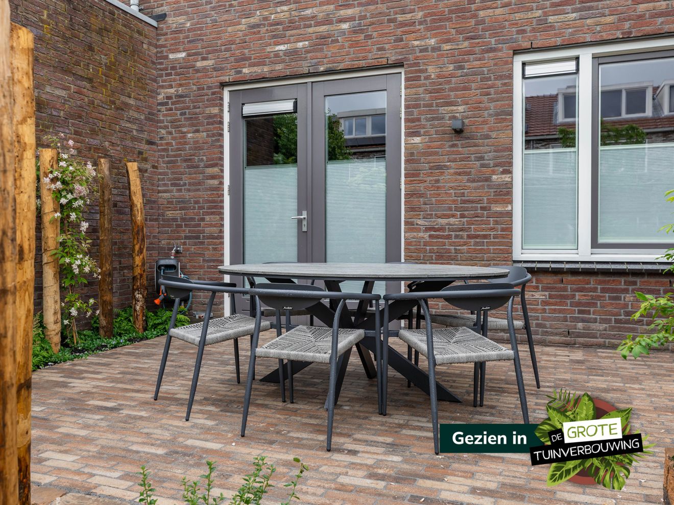 Manifesto Cavone Gartenstuhl stapelbar Grau  Rabatt: 23 %