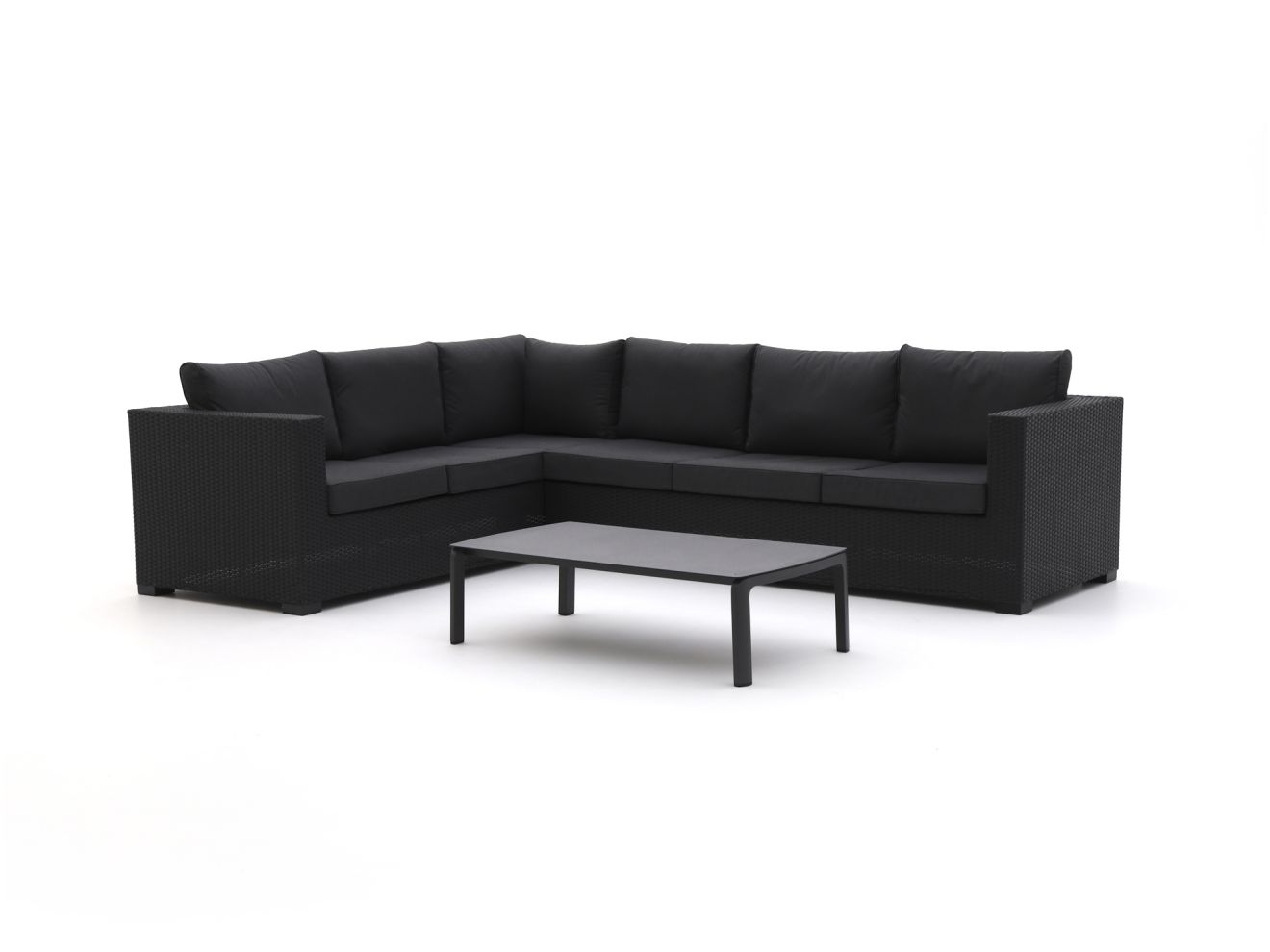 Forza Giotto/Ciane Ecklounge-Set 3-teilig  links Schwarz  Rabatt: 6 %
