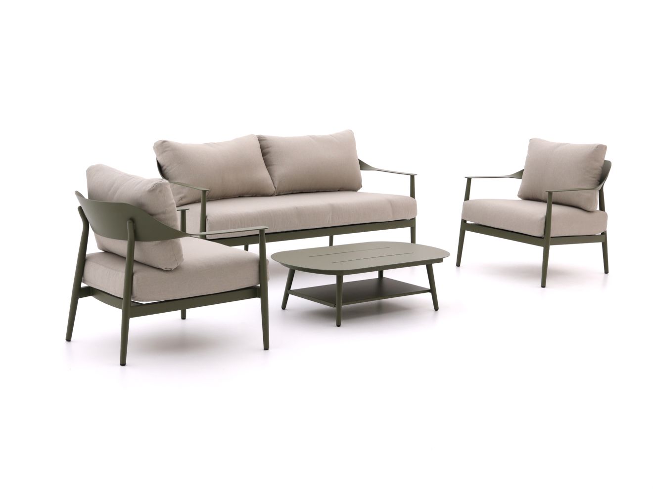 Bellagio Valli Sessel-Sofa Lounge-Set 4-teilig Grün 0x0cm Rabatt: 19 %