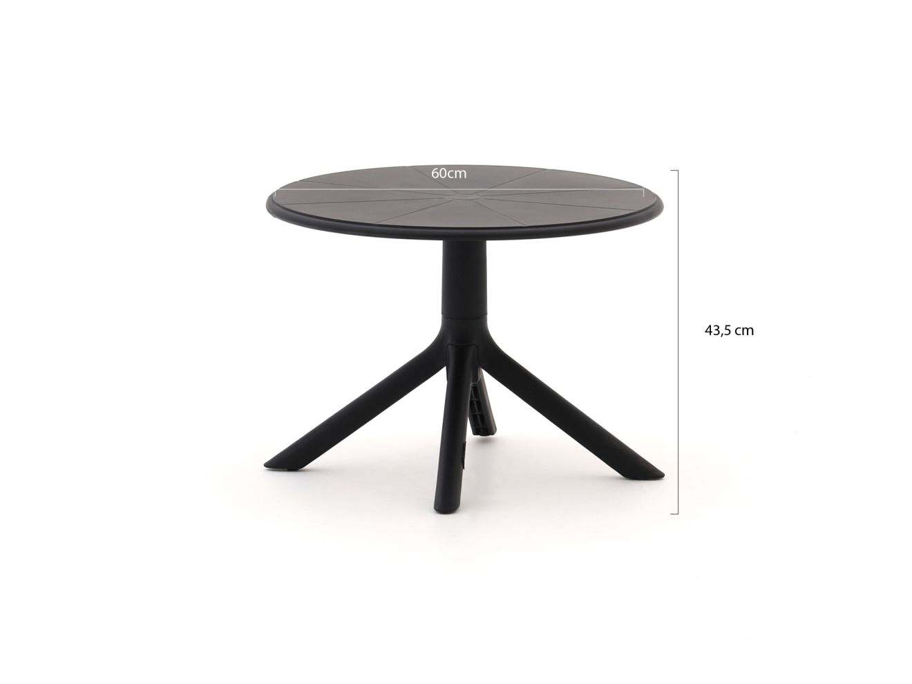 Forza Rieti Gartentisch ø 60 cm (h:43,5 cm) günstig online kaufen