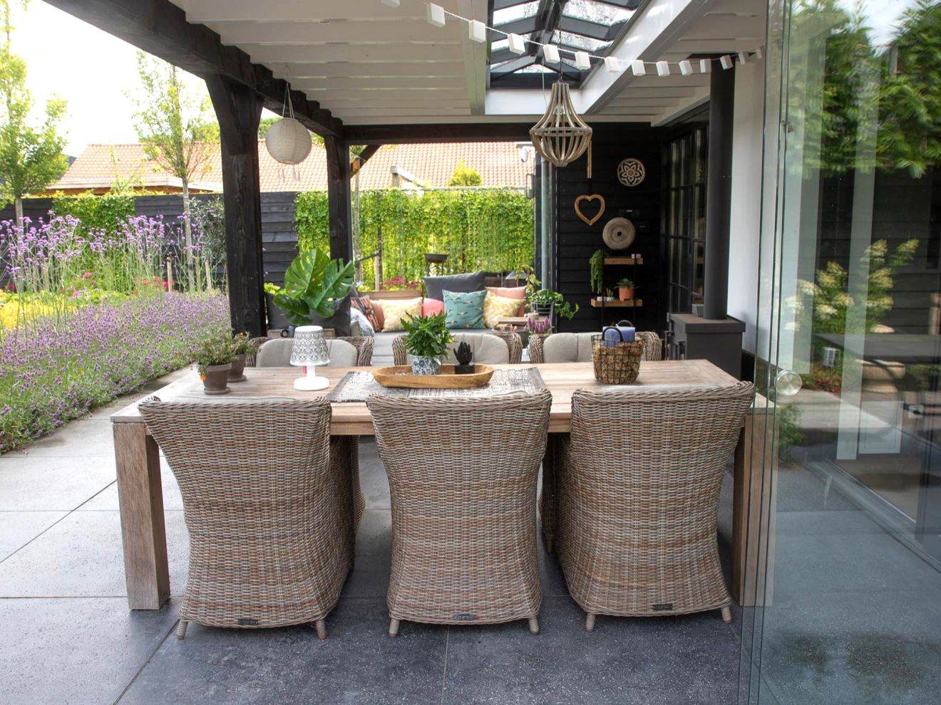 Intenso Milano/ROUGH-X 240 cm Gartenmöbel-Set 7-teilig Braun  Rabatt: 30 %