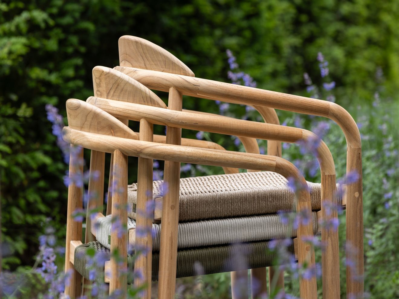 Bellagio Berbaro/Bruca 90 cm Gartenmöbel-Set  3-teilig Stapelbar Braun  Rabatt: 20 %