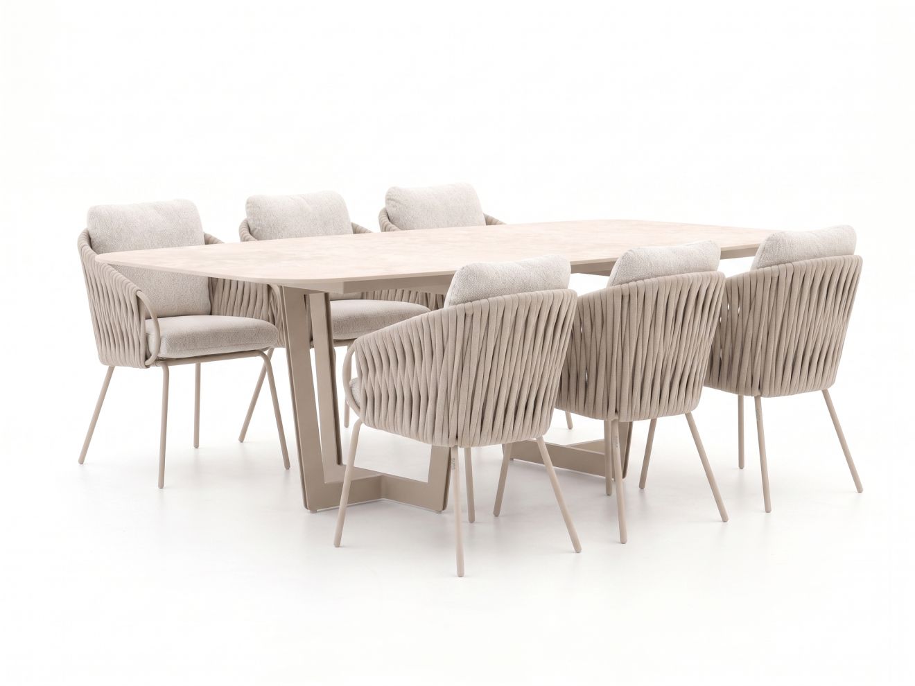 + 15 % Kassenrabatt | SUNS Dolce/Palermo 240 cm Gartenmöbel-Set 7-teilig