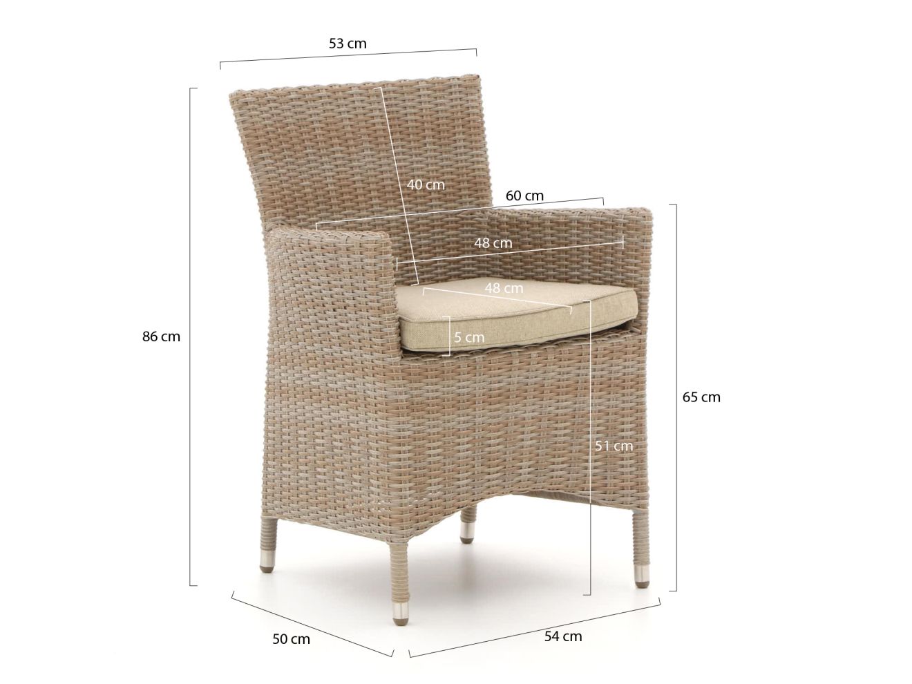 R&S Design Centallo/Sestino 220 cm Gartenmöbel-Set 7-teilig stapelbar günstig online kaufen
