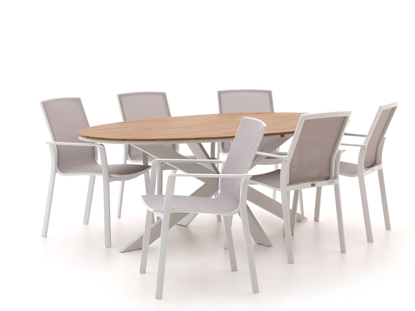 Bellagio Dranera/Fidenza oval 220 cm Gartenmöbel-Set 7-teilig stapelbar Grau Rabatt: 21 % Bellagio Dranera/Fidenza oval 220 cm Gartenmöbel-Set 7-teilig stapelbar Grau Rabatt: 21 %