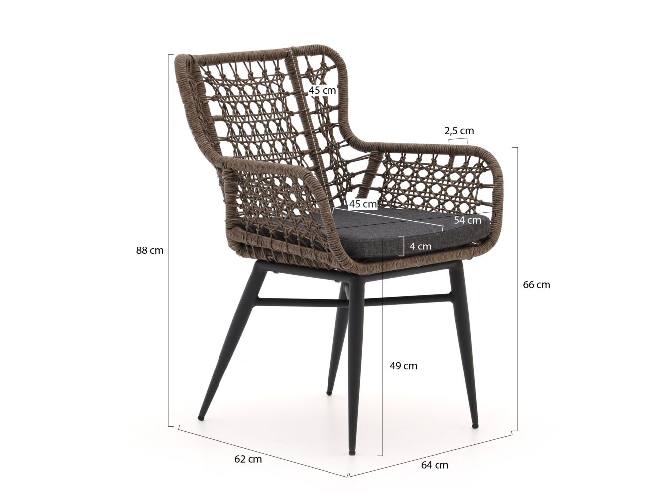 Intenso Busso/La Fonte ø 120 cm Gartenmöbel-Set 5-teilig günstig online kaufen