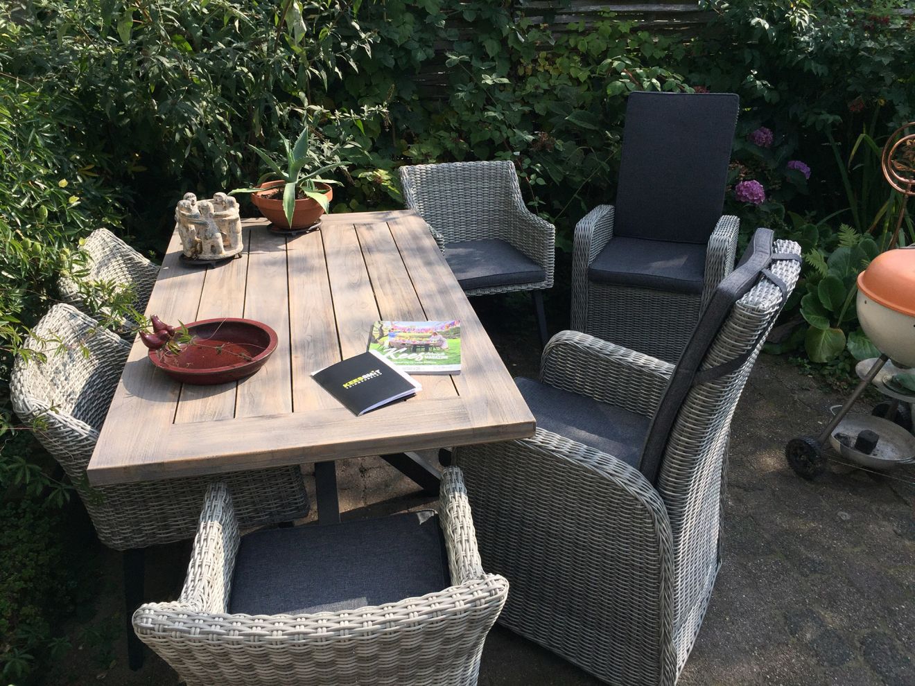 Intenso Umbria/ROUGH-S 220 cm Gartenmöbel-Set 7-teilig verstellbar Braun  Rabatt: 33 %