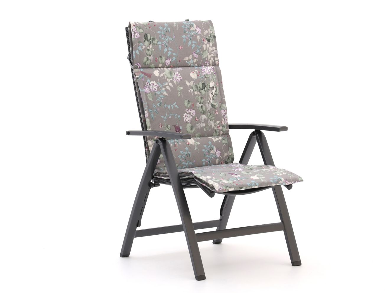 Madison Auflage Hochlehner dünn 125x50  cm Grau 125x50cm