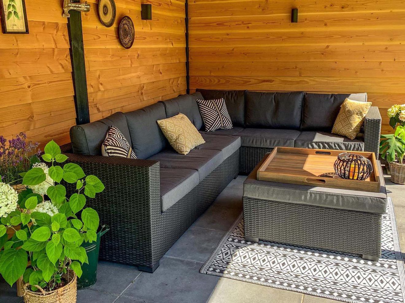 Forza Giotto Ecklounge-Set 3-teilig rech...