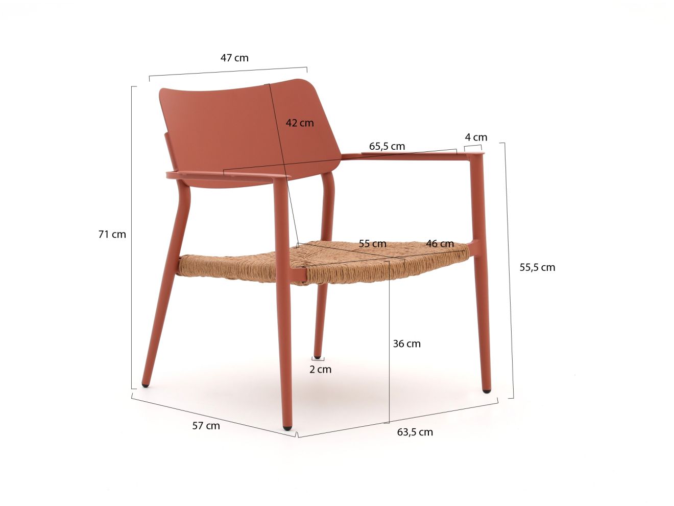 Bellagio Cino Gartenstuhl mit Hocker stapelbar günstig online kaufen