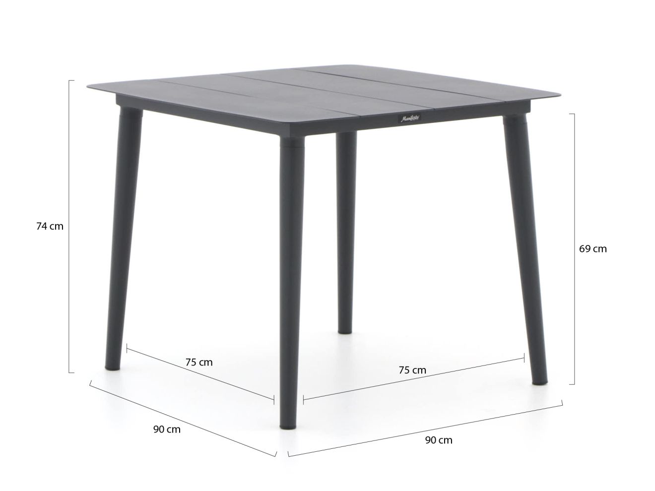 Manifesto Veruno/Sora 90 cm Gartenmöbel...