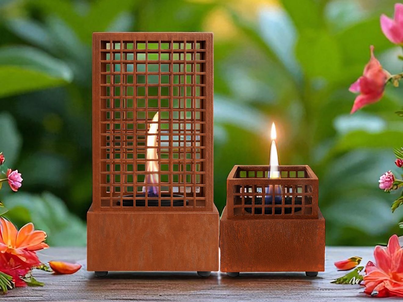 Tenderflame Agni 18 Kamin 18,5x18,5x36,5 cm Taupe