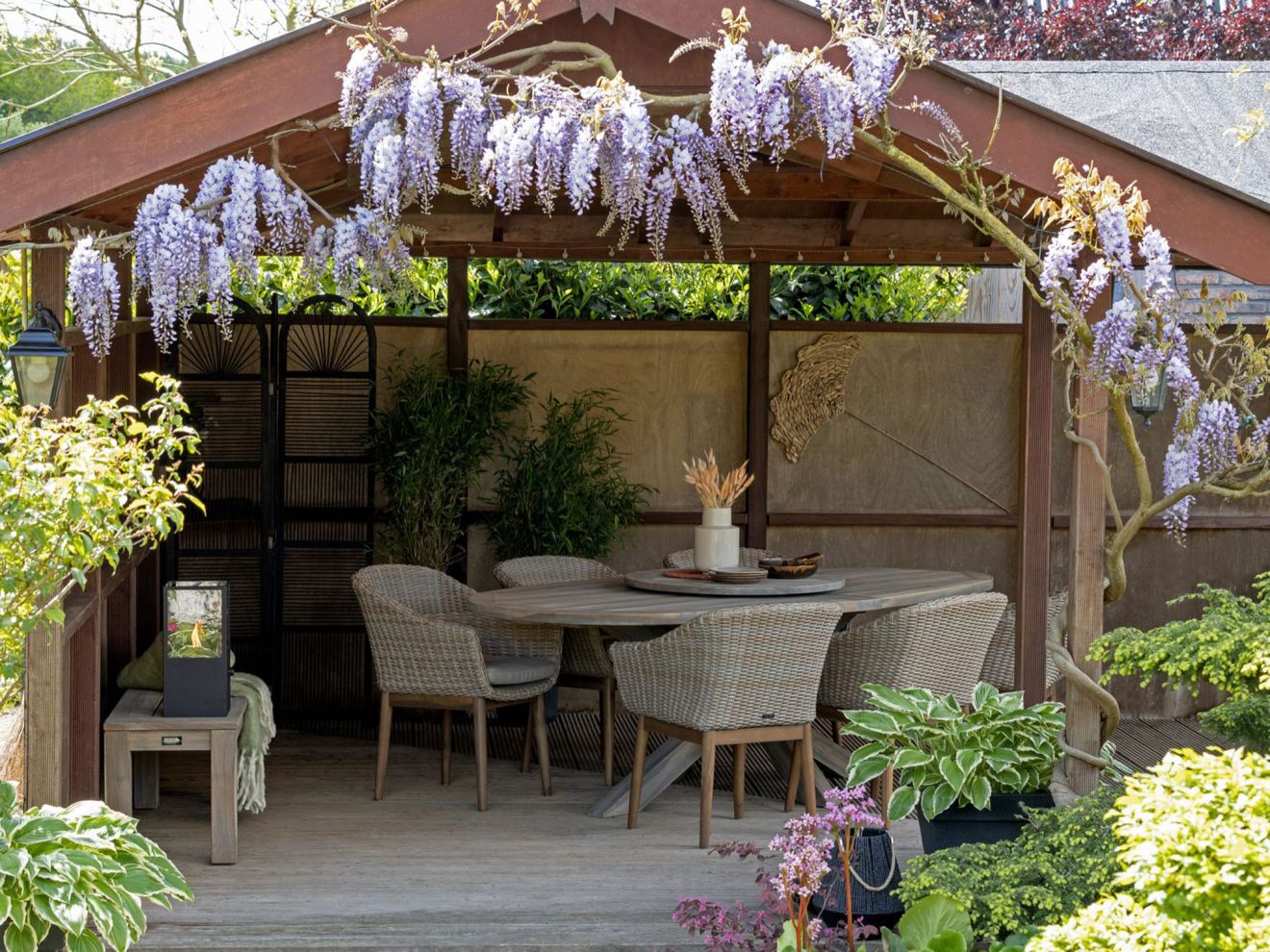 ROUGH-X Picknickbank 120x42x45 cm Braun ...