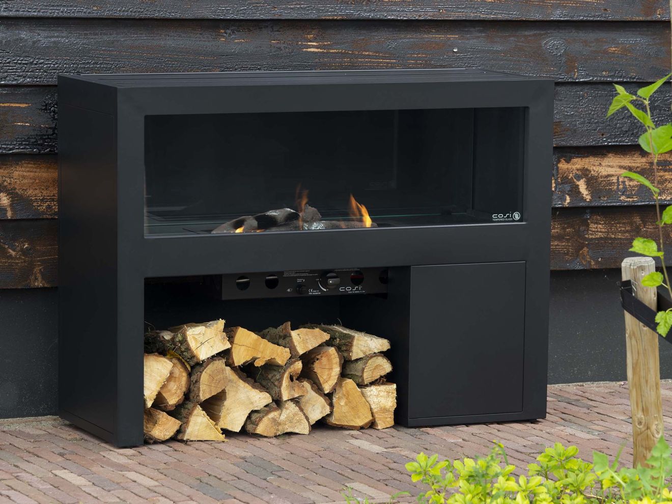 Cosivista 120 Gaskamin 120x45x90 cm Grau  Rabatt: 6 %