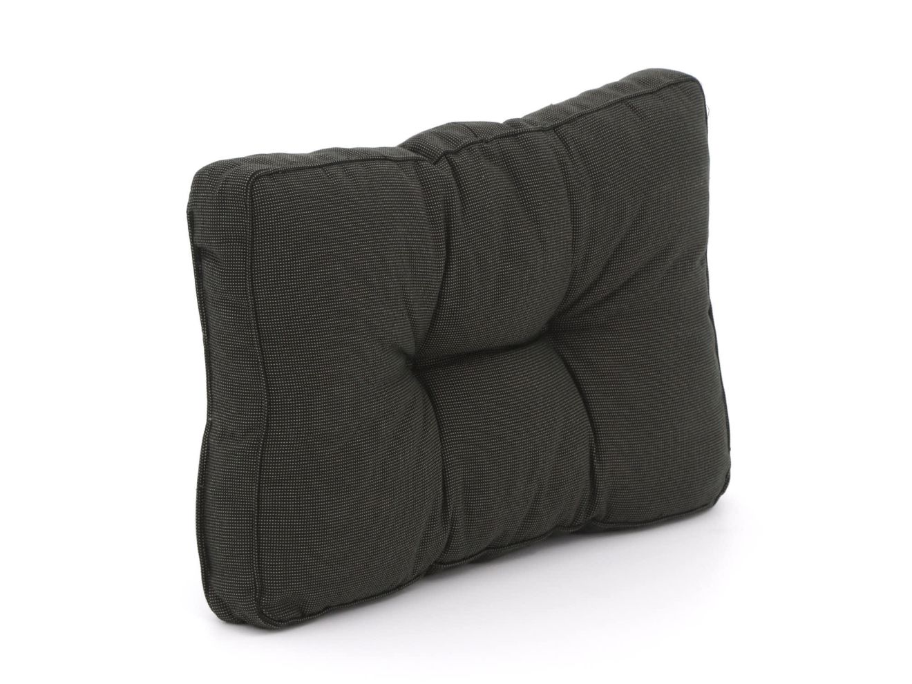 Madison Florance Loungekissen-Set Sitzkissen ca. 60x60 cm Rückenkissen ca. 60x40 cm 2-teilig Schwarz 60x60cm