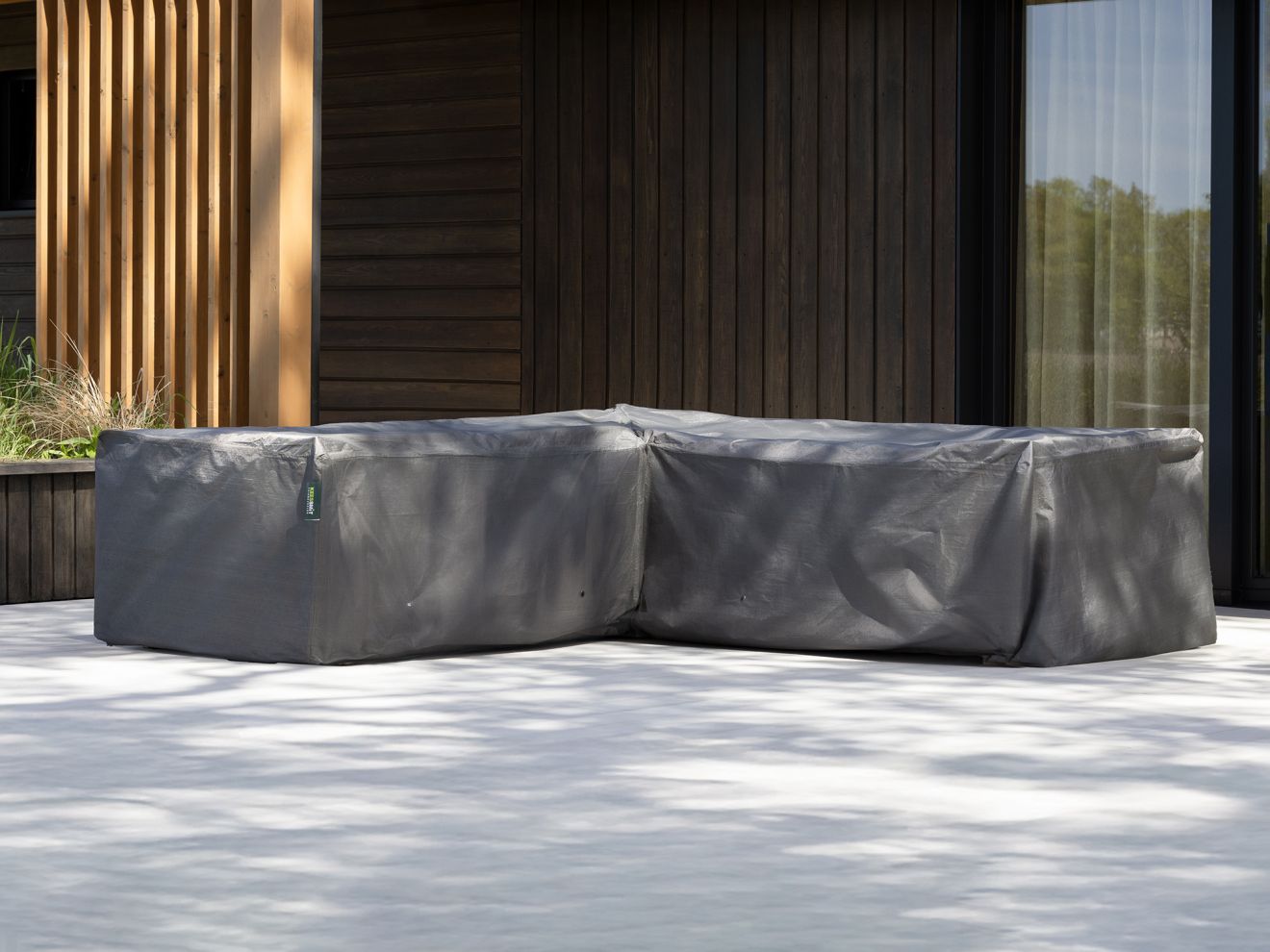 Kees Smit Gartenmöbelabdeckung Ecklounge-Set 280x85/280x85x60 cm Grau  Rabatt: 19 %